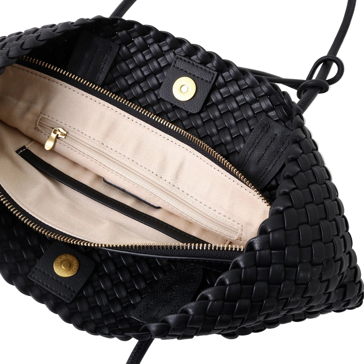 Woven Leather Tote Bag – Large Capacity Shoulder Bag