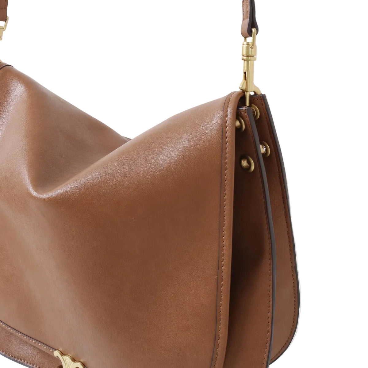 Minimal Leather Messenger Bag – Shoulder & Crossbody