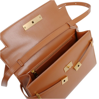 Large Leather Flap Tote Bag – Shoulder & Handbag