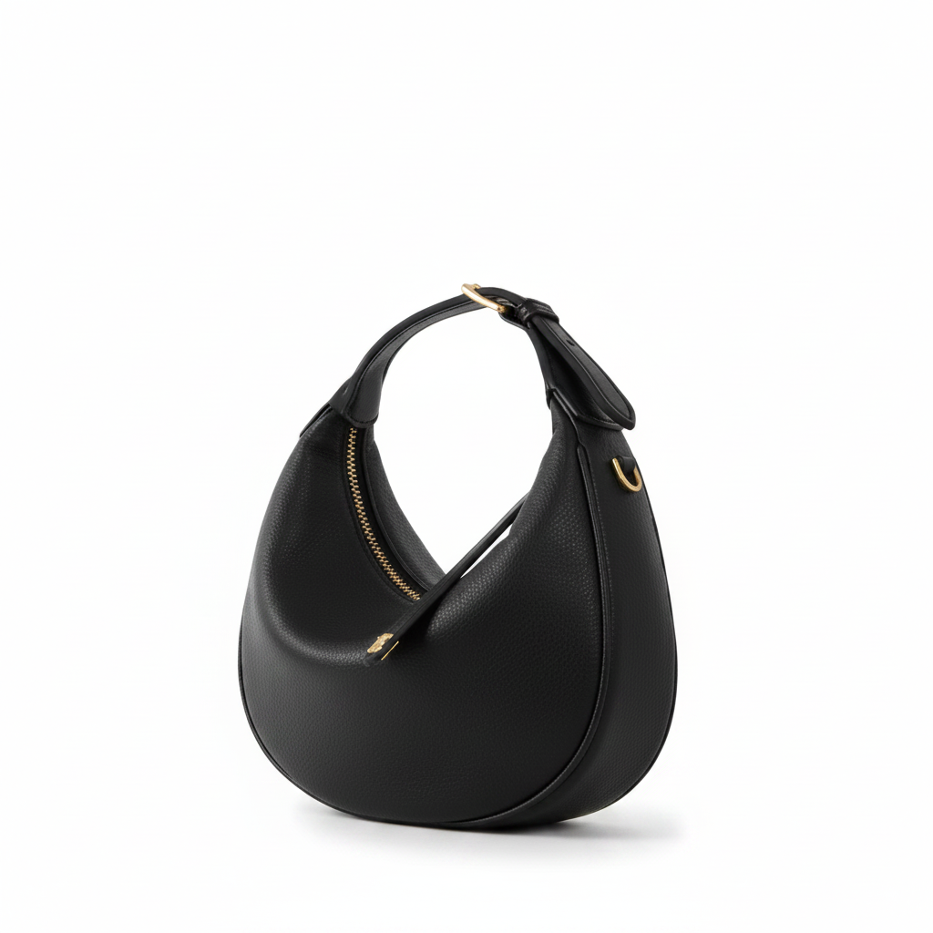 Cowhide Crescent Bag – Mini Shoulder Crossbody