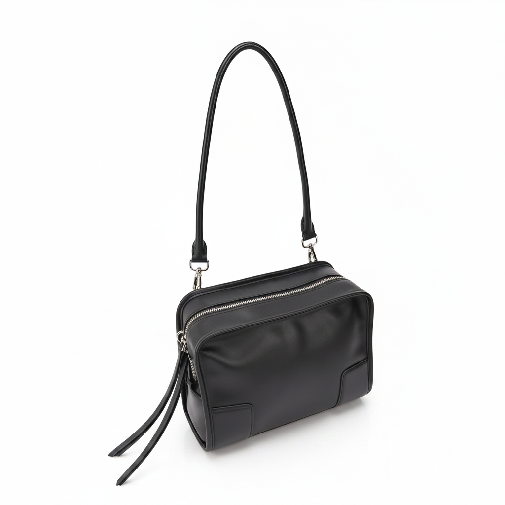 Vintage Cowhide Boston Bag – Shoulder Crossbody