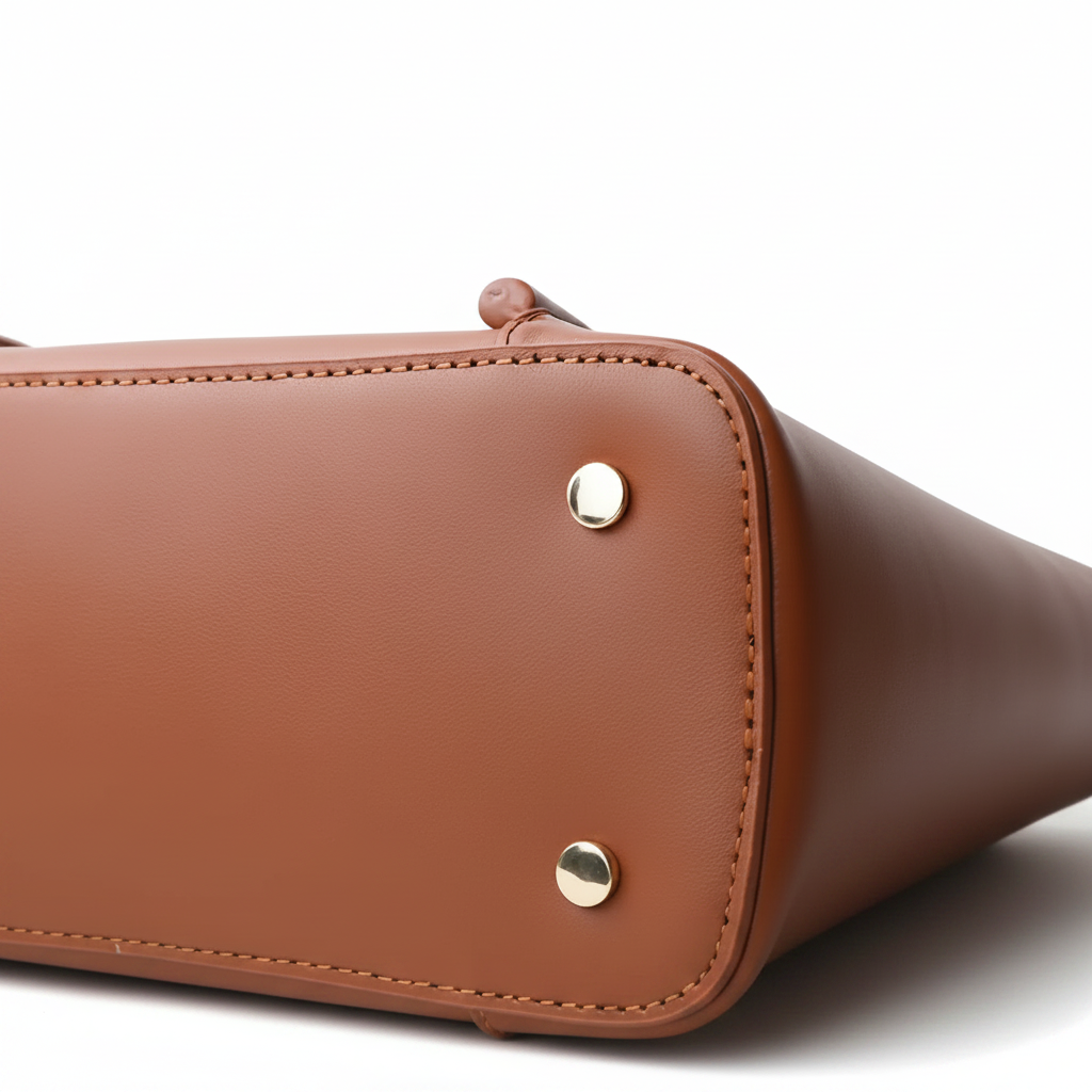 Cowhide Bucket Bag – Minimal Crossbody Tote