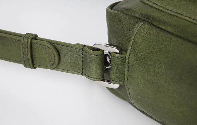 Genuine Leather Box Bag – Women’s Shoulder & Crossbody Bag, Large Capacity