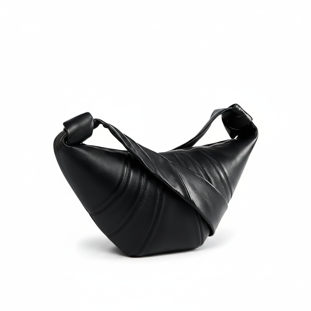 Lambskin Crescent Bag – Soft Shoulder Crossbody