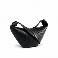 Lambskin Crescent Bag – Soft Shoulder Crossbody