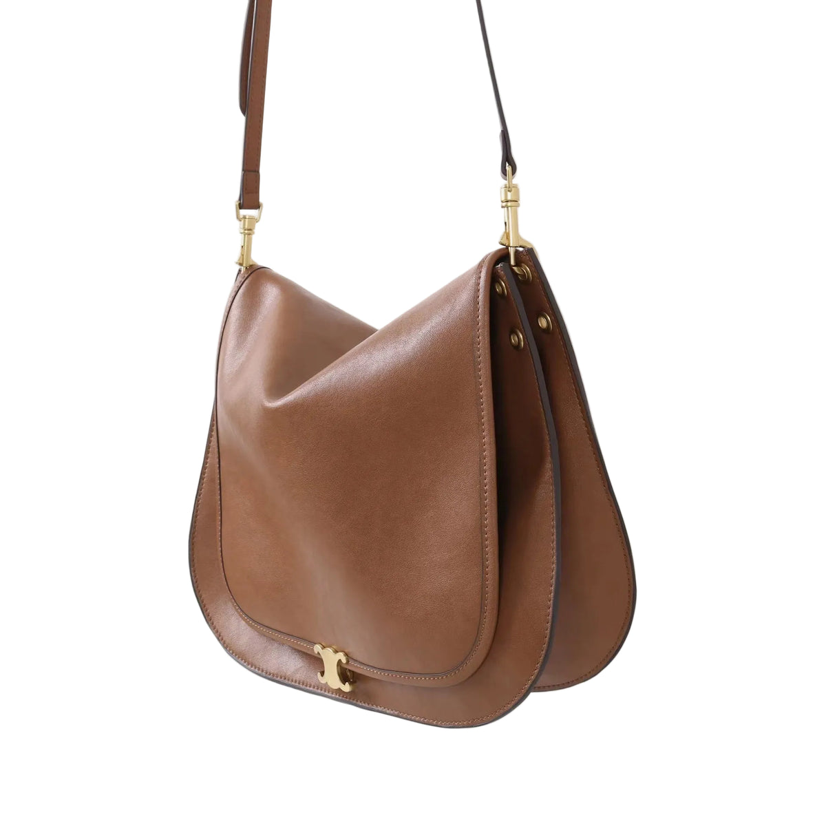 Minimal Leather Messenger Bag – Shoulder & Crossbody