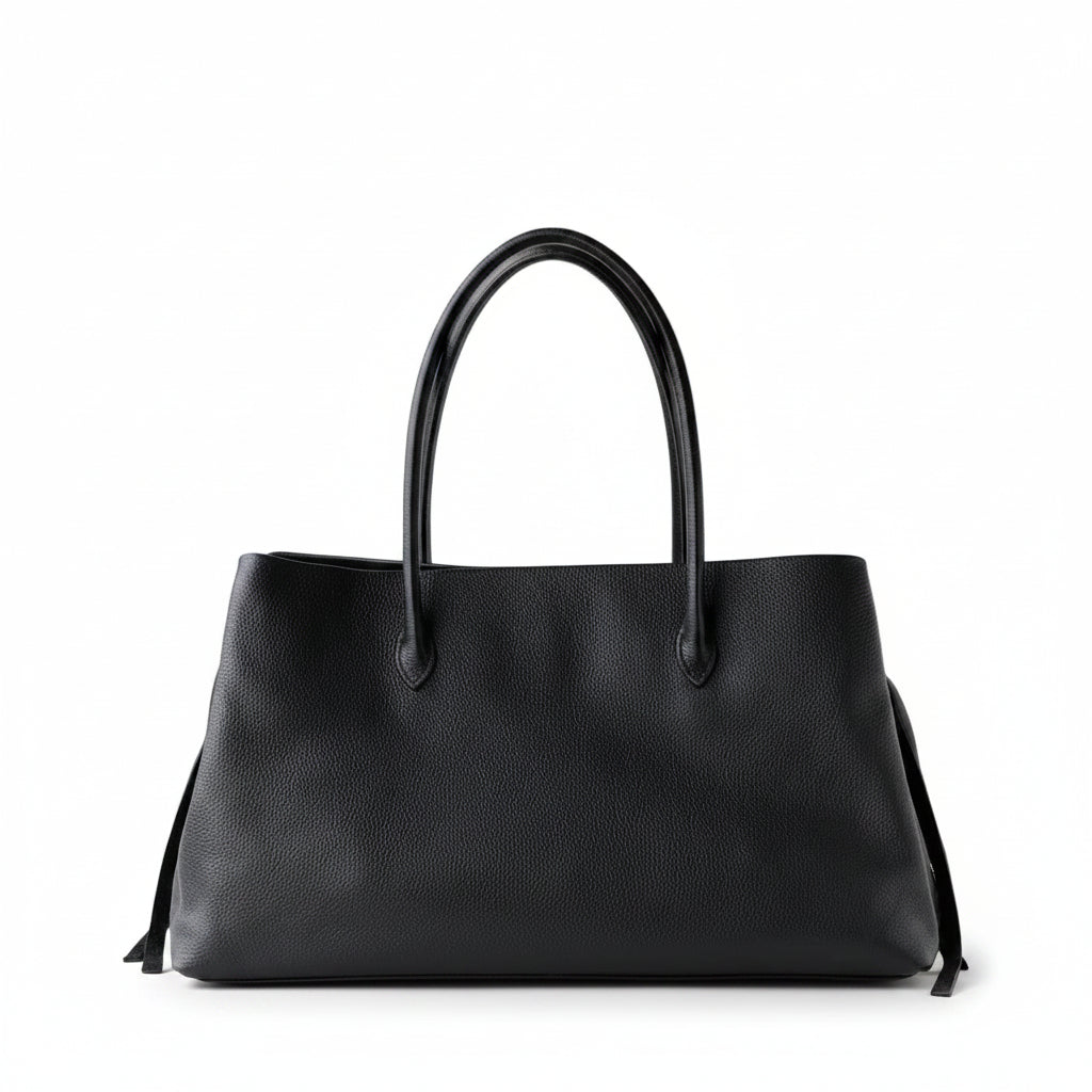 Soft Leather Tote Bag – Large Commuter Shoulder Bag