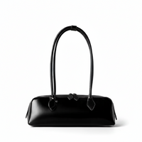 Leather Baguette Bag – Large Underarm Shoulder Bag