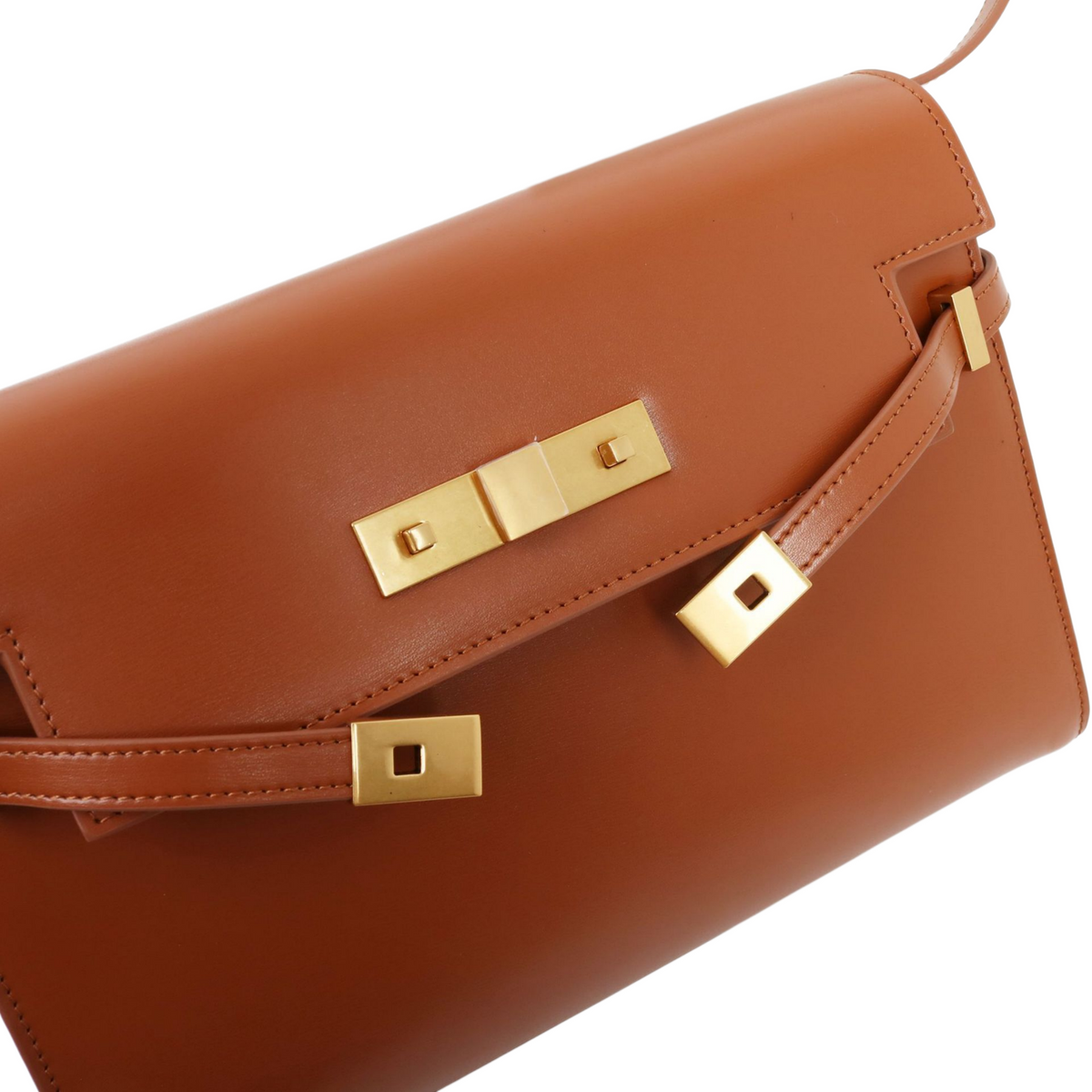 Large Leather Flap Tote Bag – Shoulder & Handbag