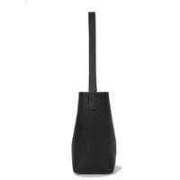 Women’s Genuine Leather Bucket Tote – Togo Cowhide Shoulder Bag