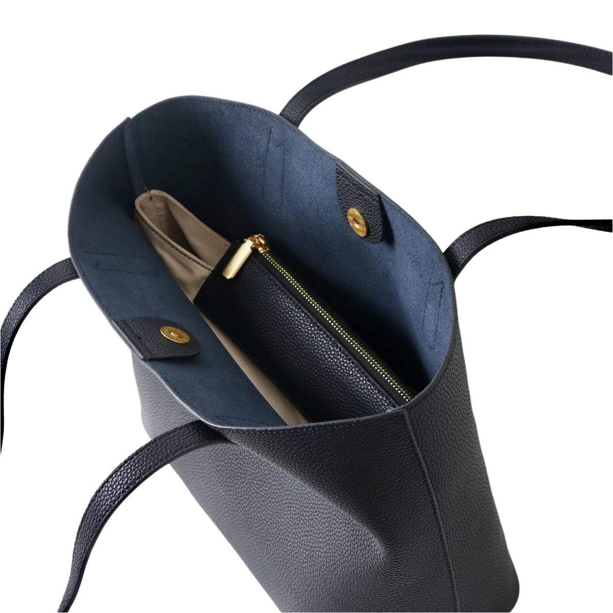 Soft Leather Tote Bag – Minimal Everyday Shoulder Bag