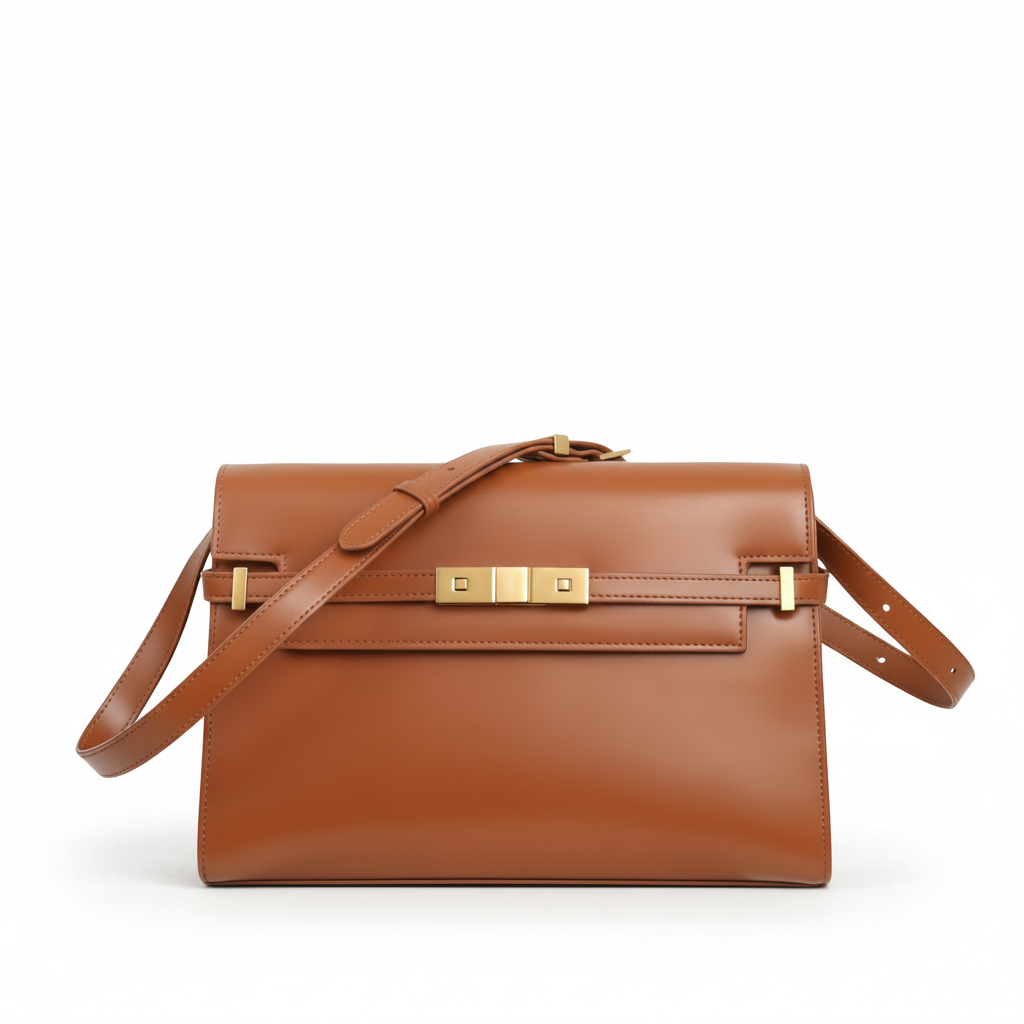 Large Leather Flap Tote Bag – Shoulder & Handbag