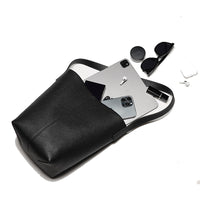 Women’s Genuine Leather Bucket Tote – Togo Cowhide Shoulder Bag