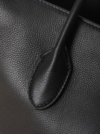 Minimal Leather Tote Bag – Large Cowhide Shoulder Bag