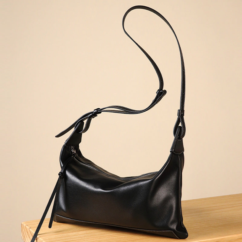 Women’s Soft Leather Tote – Shoulder & Crossbody Bag, 2026