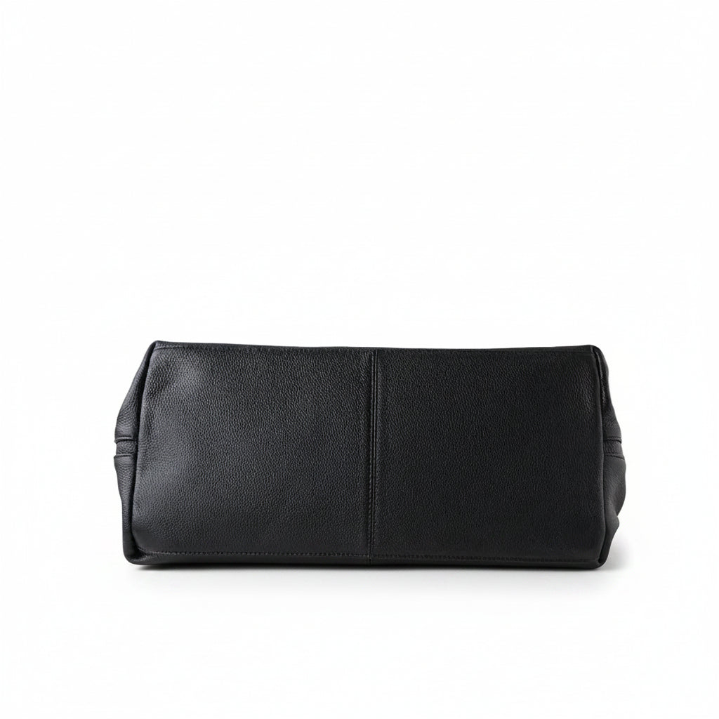 Soft Leather Tote Bag – Large Commuter Shoulder Bag