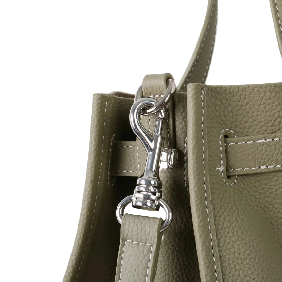 Top-Grain Leather Drawstring Tote – Large Commuter Bag