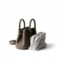 Mini Cowhide Bucket Bag – Crossbody & Handbag