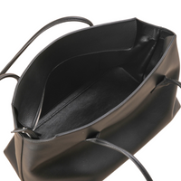 Minimal Leather Tote Bag – Large Cowhide Shoulder Bag