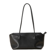 Minimal Leather Tote Bag – Large Cowhide Shoulder Bag