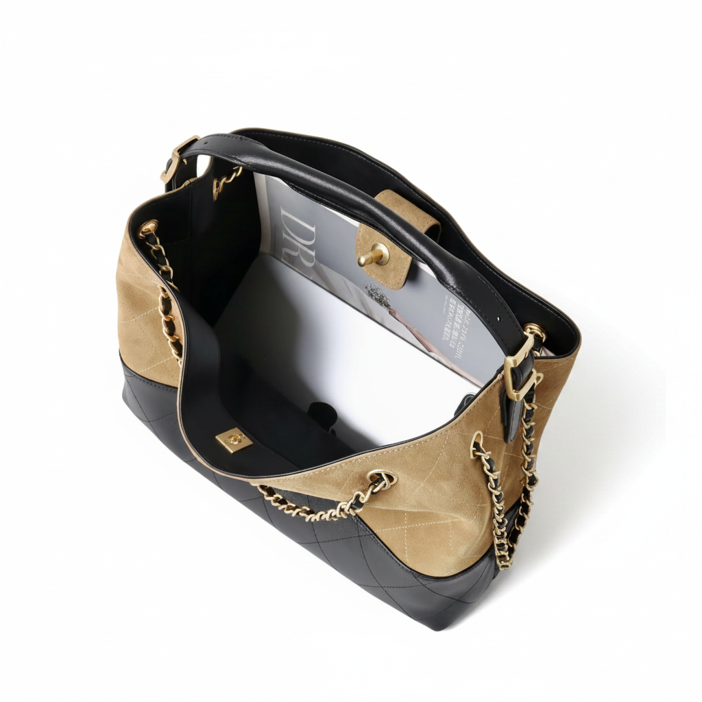 Quilted Lambskin Tote – Chain Shoulder Bag