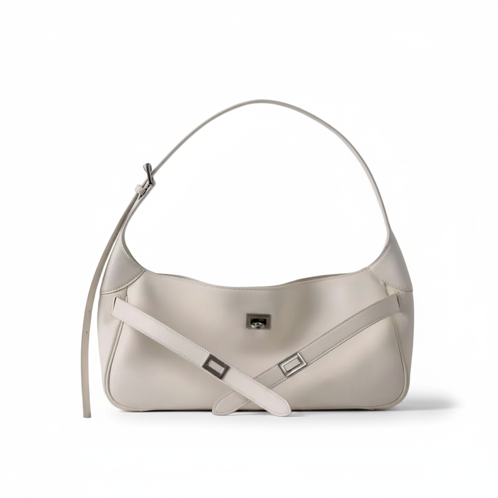 Leather Underarm Tote – Large Capacity Shoulder Bag