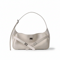 Leather Underarm Tote – Large Capacity Shoulder Bag