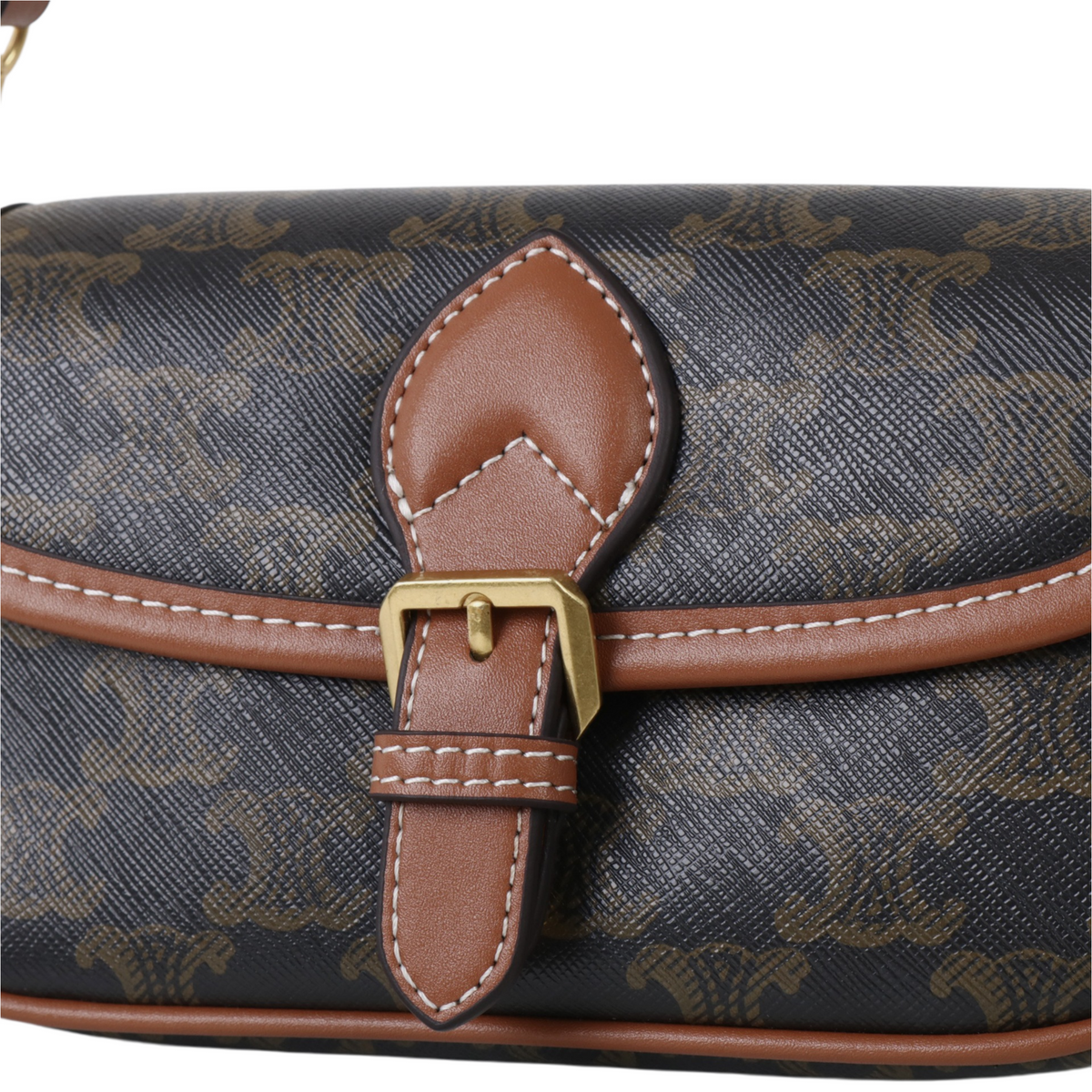 Mini Leather Baguette – Chic Shoulder Bag