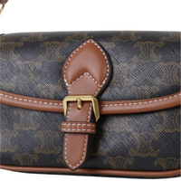 Mini Leather Baguette – Chic Shoulder Bag