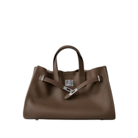 Premium Black Leather Work Tote – Handbag & Shoulder Bag