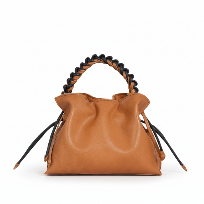 Full Grain Leather Top Handle Bag – Shoulder Crossbody Tote