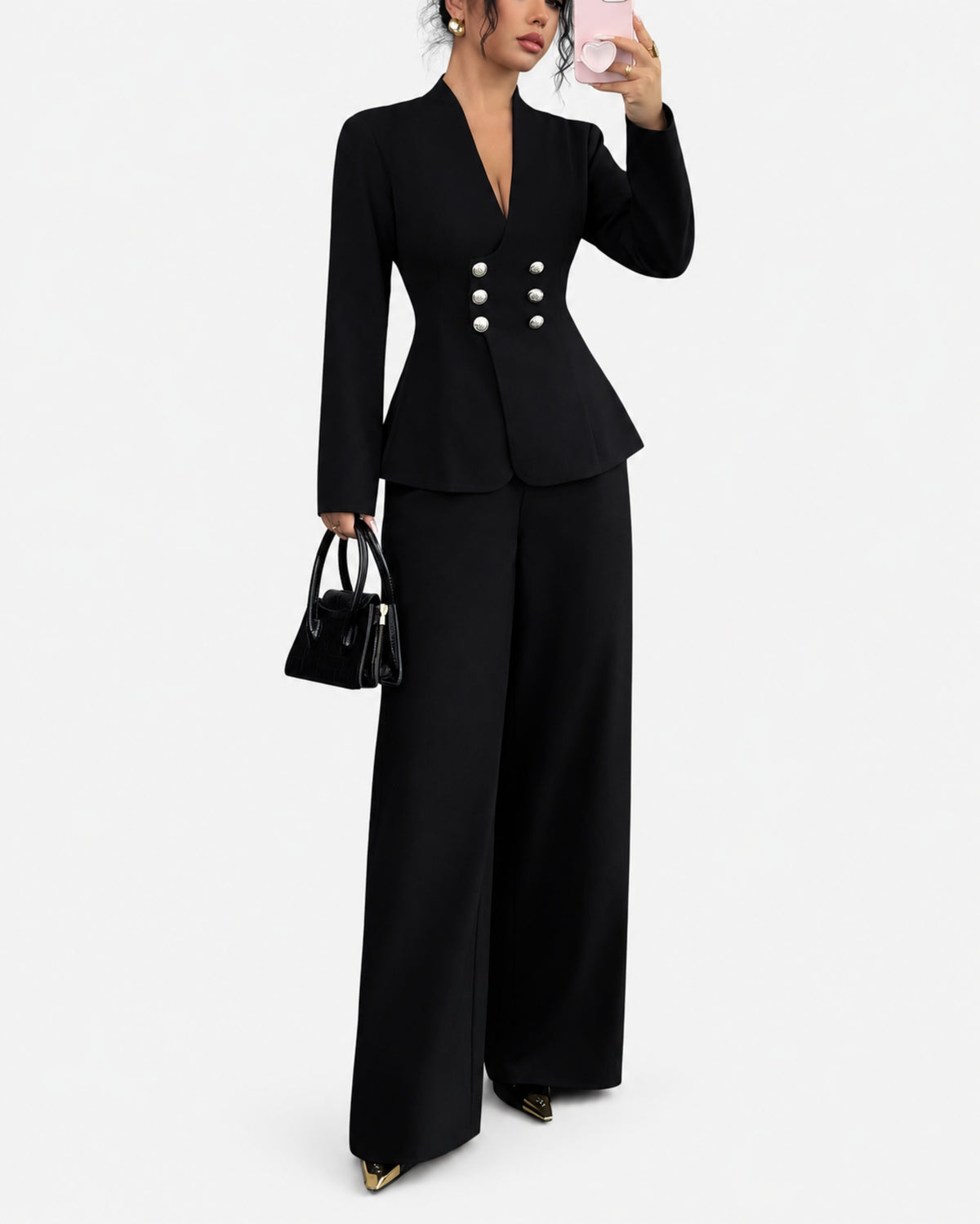 Women’s Double-Breasted Pantsuit