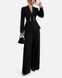Women’s Double-Breasted Pantsuit