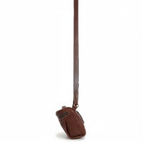 Vintage Top-Grain Leather Crossbody Bag – Handmade Saddle Bag for Women