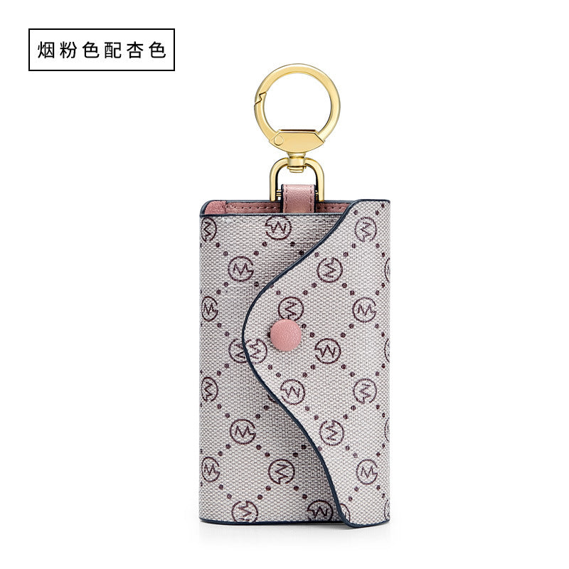 Women’s Fashion Key Holder Wallet – Compact Card and Key Case