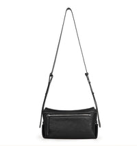 Full Grain Leather Small Crossbody Bag – Adjustable Shoulder & Top Handle