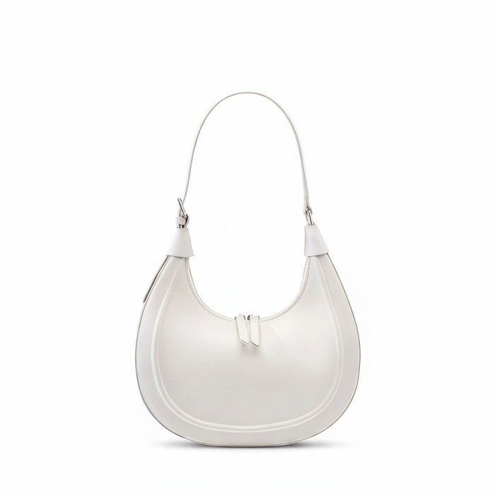 Leather Crescent Bag – Minimal Shoulder Crossbody
