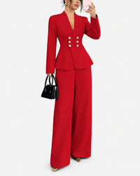 Women’s Double-Breasted Pantsuit