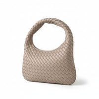 Woven Leather Dumpling Bag – Shoulder Handbag