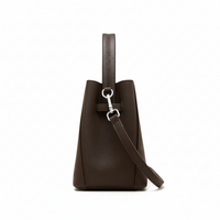 Cowhide Bucket Bag – Minimal Shoulder Crossbody