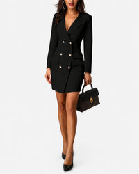 Women’s Double-Breasted Blazer Dress