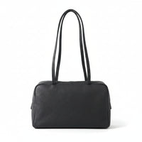 Pebbled Cowhide Boston Bag – Minimal Shoulder Tote