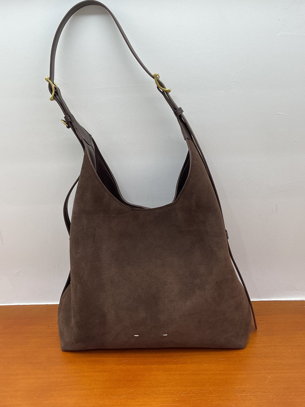 Nubuck Leather Tote Bag for Women – Large Capacity Shoulder & Handbag