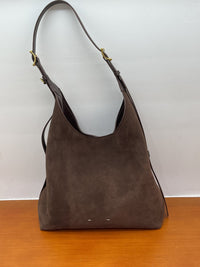 Nubuck Leather Tote Bag for Women – Large Capacity Shoulder & Handbag