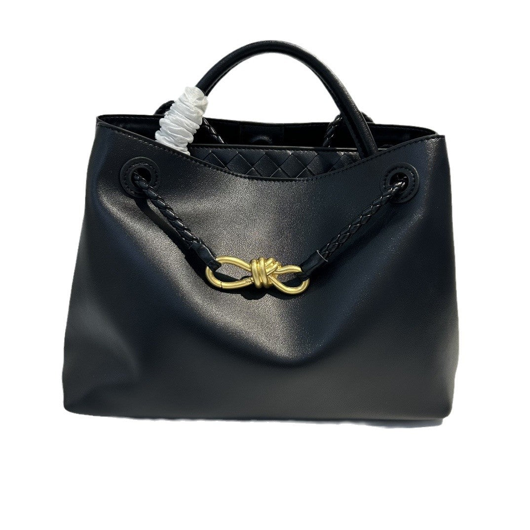 Large Capacity Cowhide Leather Tote Bag for Women