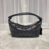 Woven Leather Mini Handbag – Women Shoulder Crossbody Bag