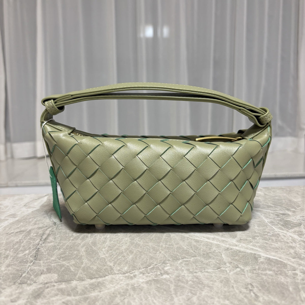 Woven Leather Mini Handbag – Women Shoulder Crossbody Bag