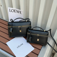 Women’s Vintage Leather Box Bag – Handbag & Crossbody