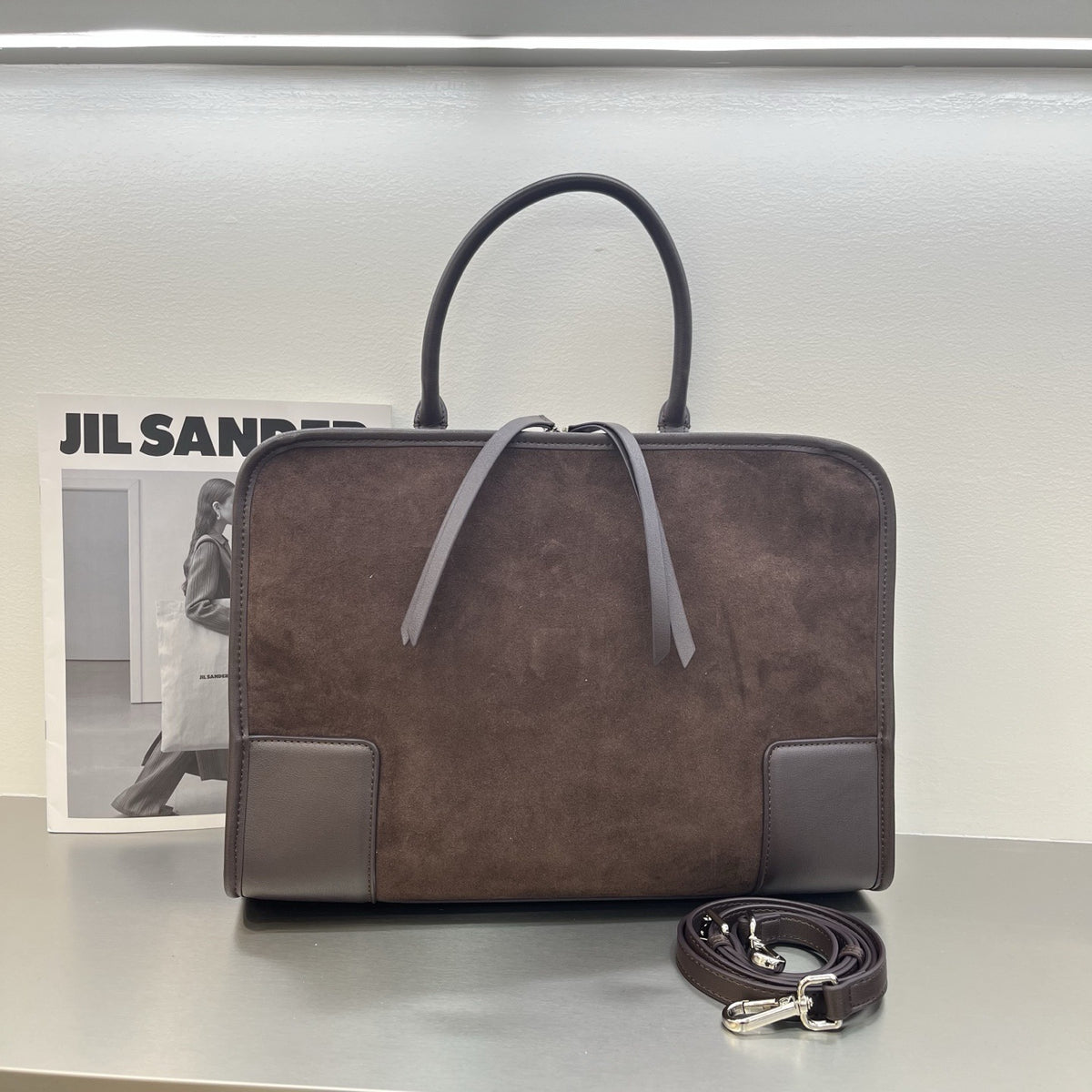 Vintage Cowhide Leather Tote Bag – Shoulder & Handbag