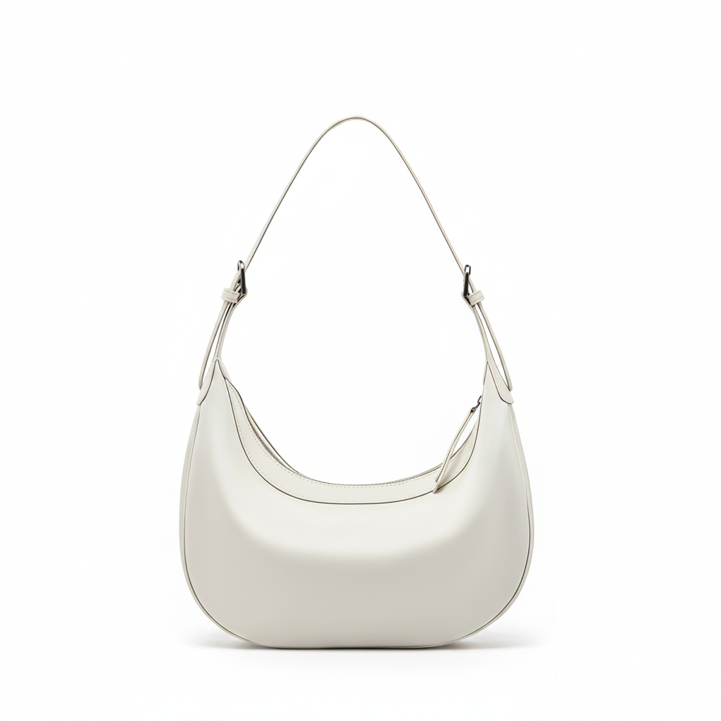 Cowhide Crescent Bag – Everyday Shoulder Bag